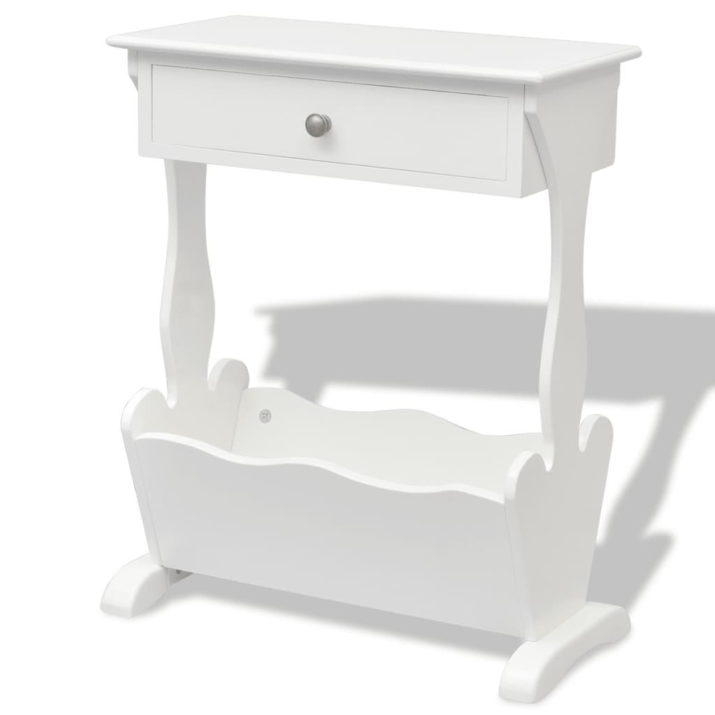 Porte-revues Melrose Blanc - XIOS