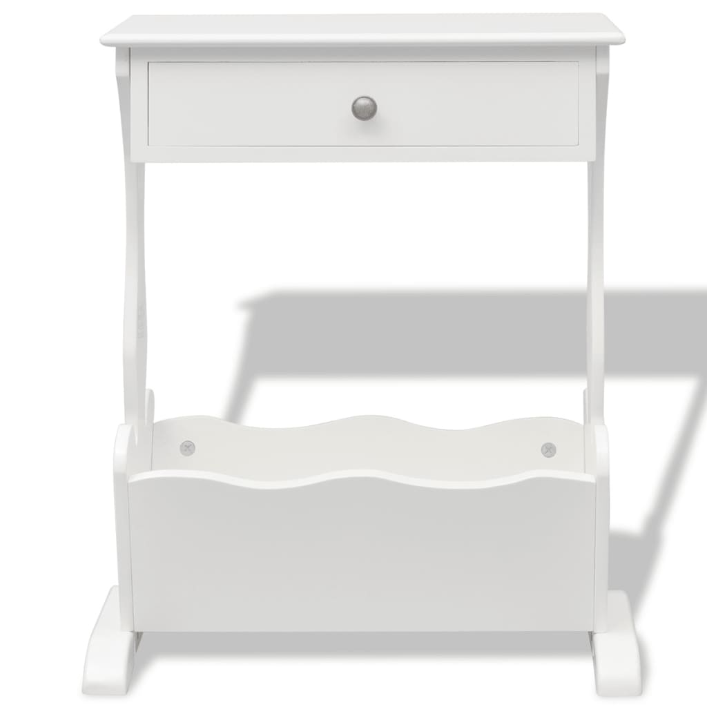 Porte-revues Melrose Blanc - XIOS