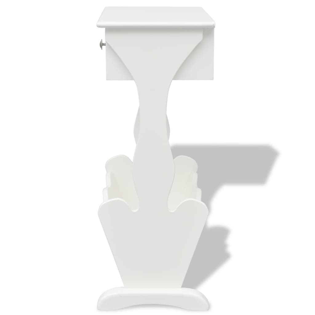 Porte-revues Melrose Blanc - XIOS