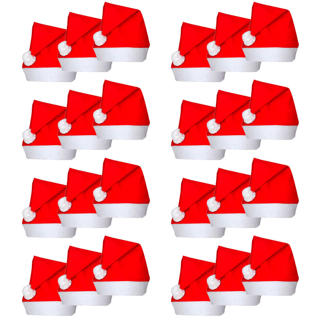 Bonnets de Père Noël 24 pcs - XIOS