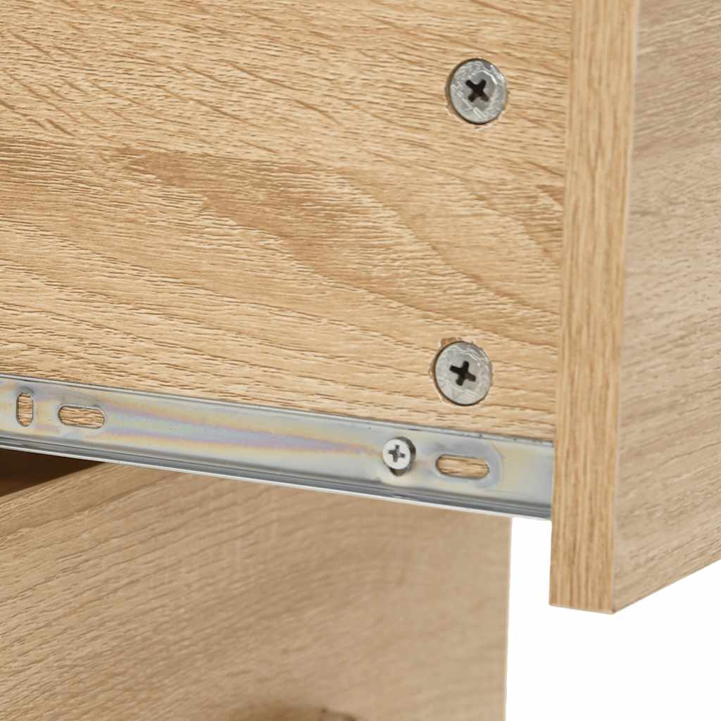 Ensemble de meubles salle de bain 7 pcs chêne bois d'ingénierie