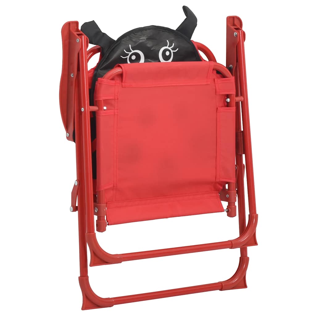 Jeu de bistro avec parasol pour enfants 3 pcs Rouge - XIOS