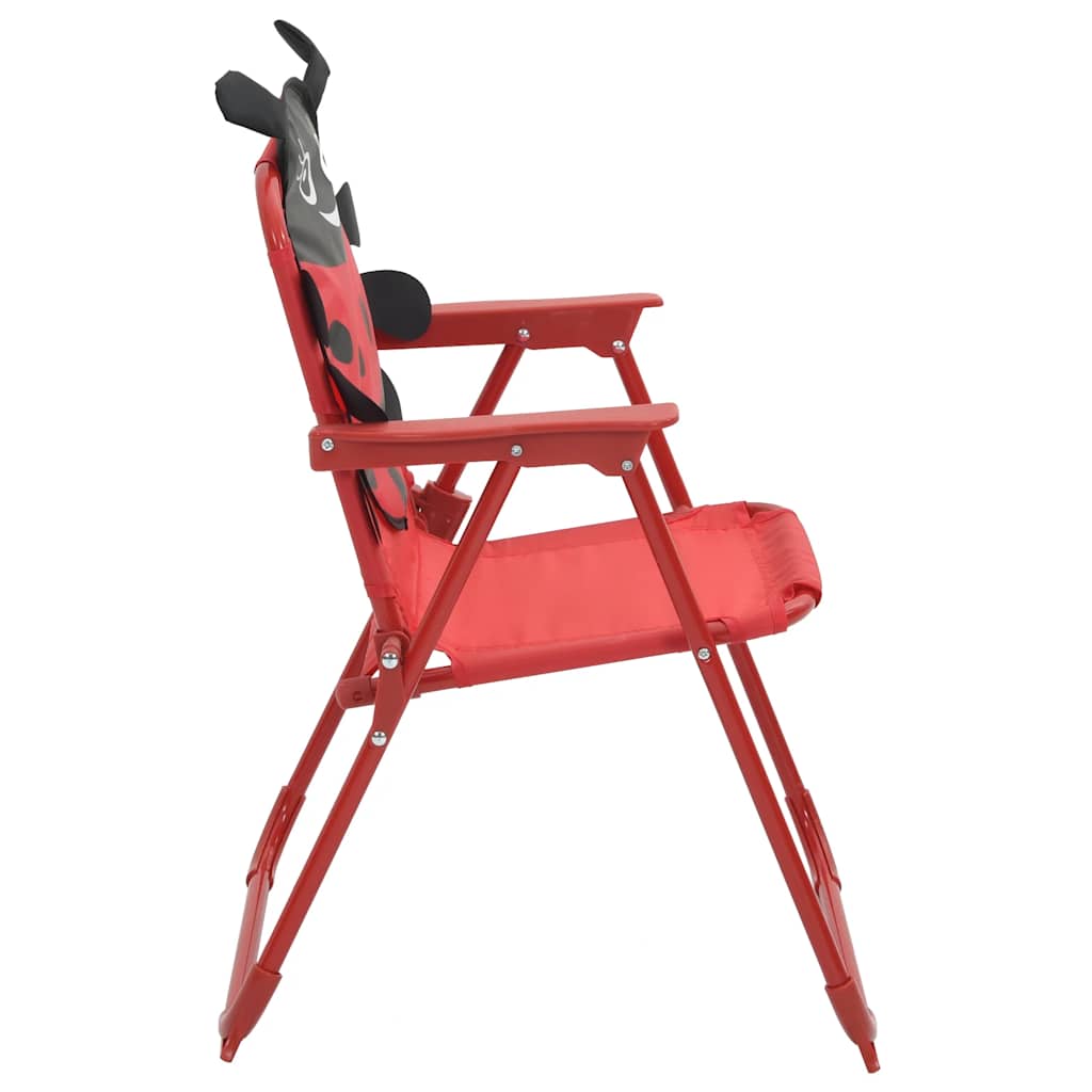 Jeu de bistro avec parasol pour enfants 3 pcs Rouge - XIOS