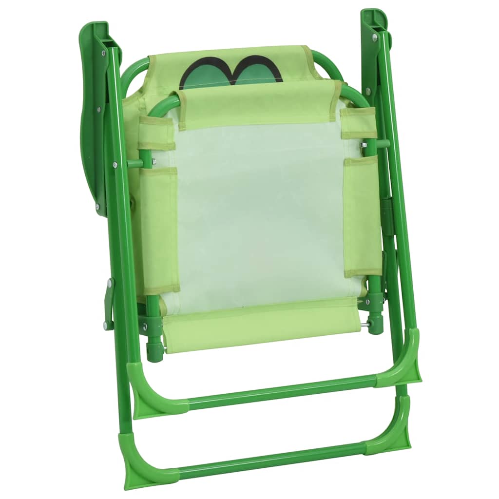 Ensemble de bistro avec parasol pour enfants 3 pcs Vert - XIOS