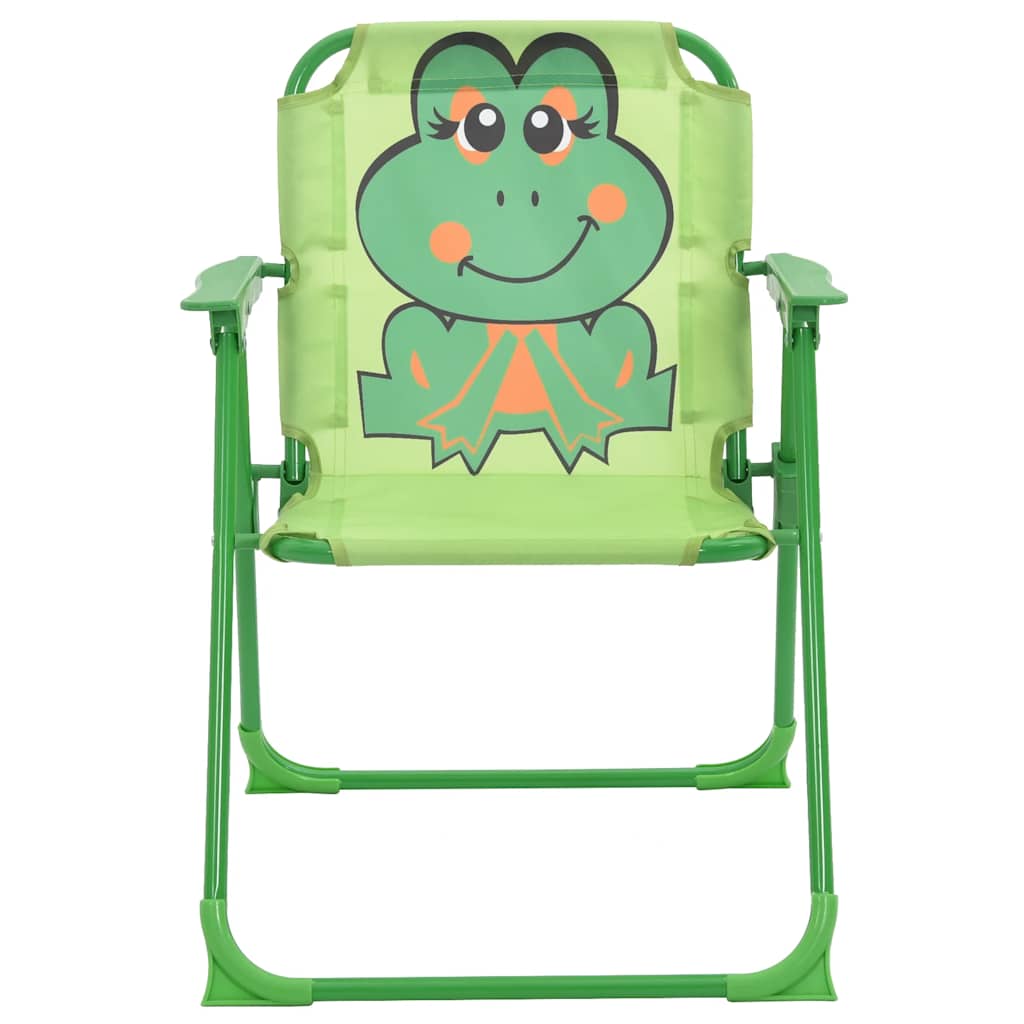 Ensemble de bistro avec parasol pour enfants 3 pcs Vert - XIOS