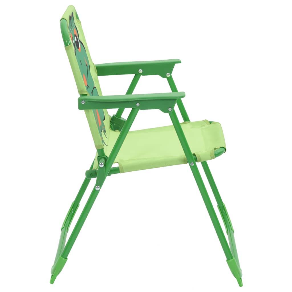Ensemble de bistro avec parasol pour enfants 3 pcs Vert - XIOS
