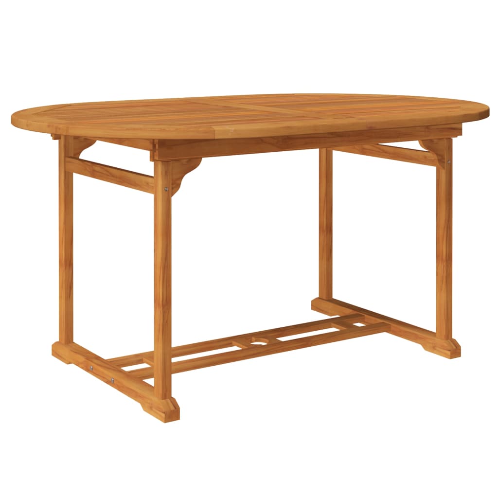 Ensemble à manger d'extérieur 7 pcs Bois d'acacia solide 150-200 cm - XIOS