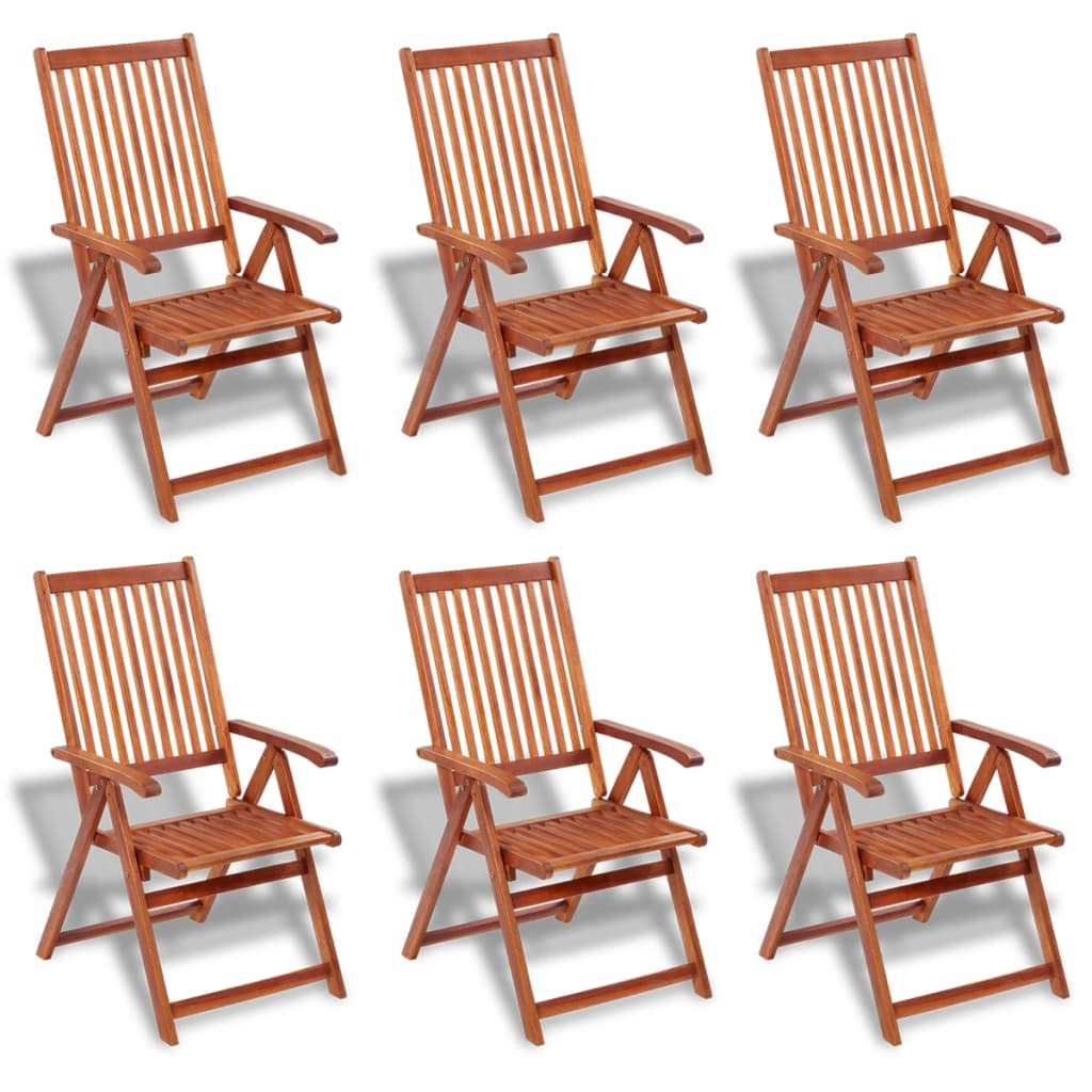 Ensemble à manger d'extérieur 7 pcs Bois d'acacia solide - XIOS