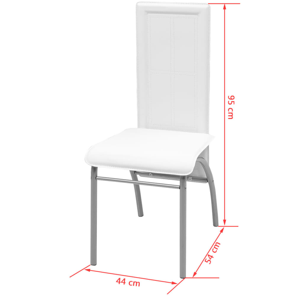 Jeu de salle à manger 5 pcs Blanc - XIOS