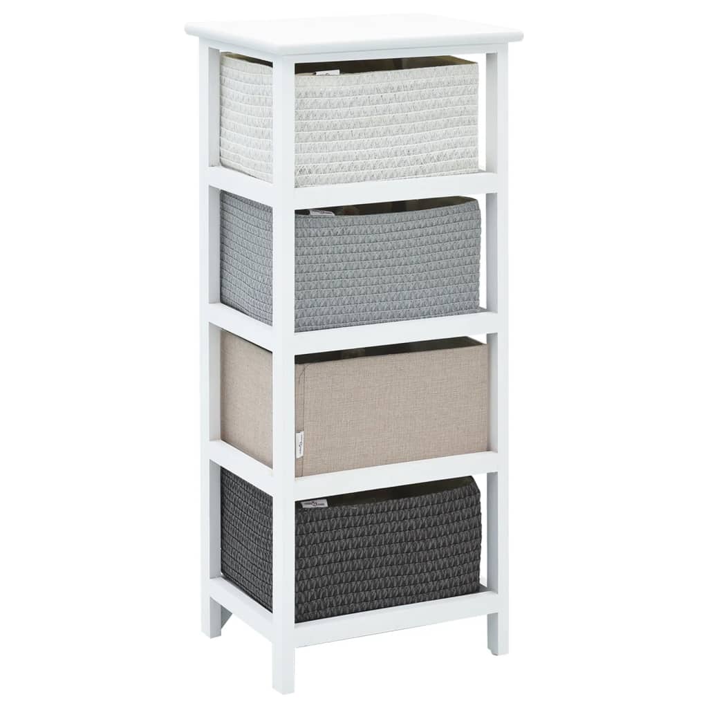 Armoire de rangement 4 tiroirs Bois - XIOS