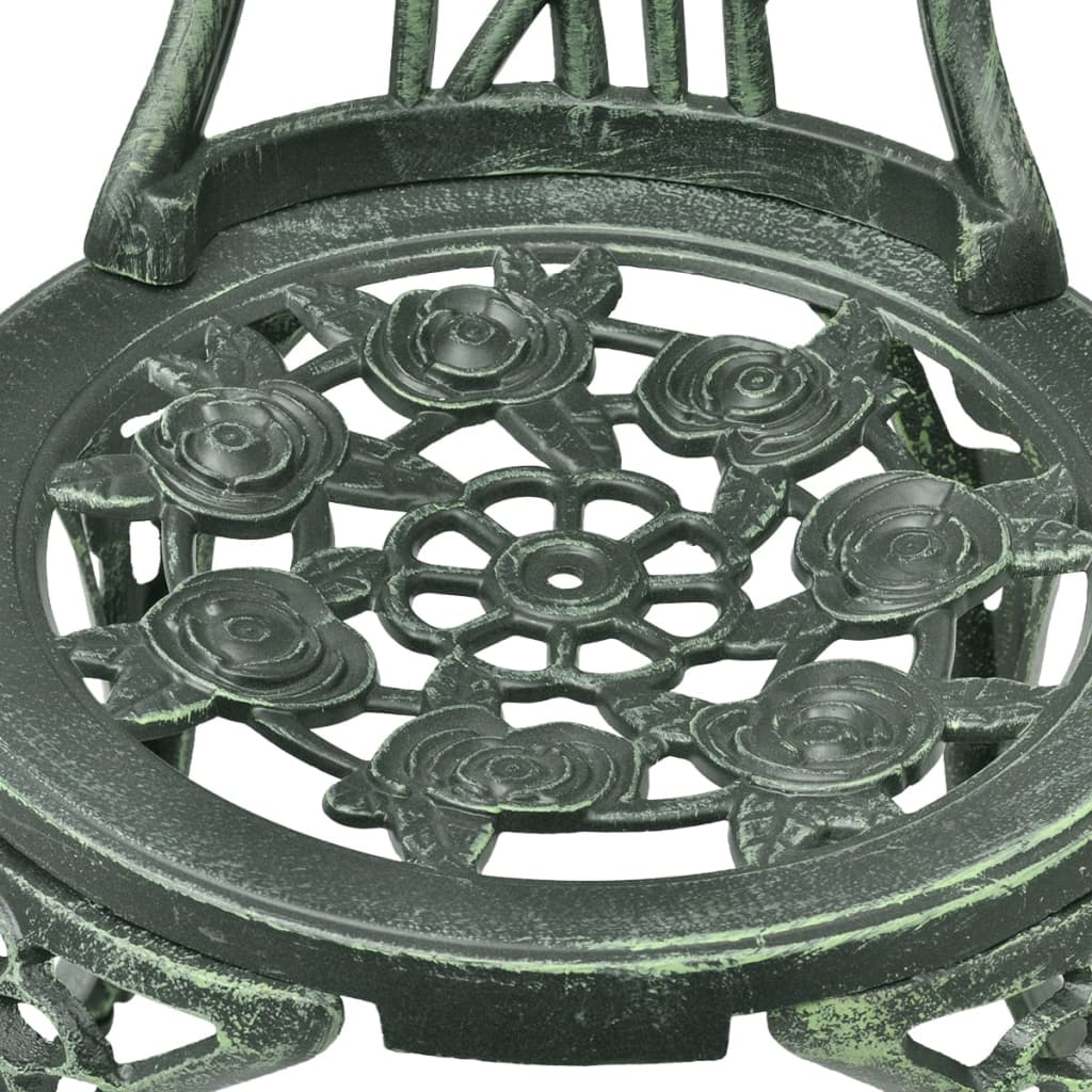 Ensemble de bistro 3 pcs Aluminium coulé Vert - XIOS