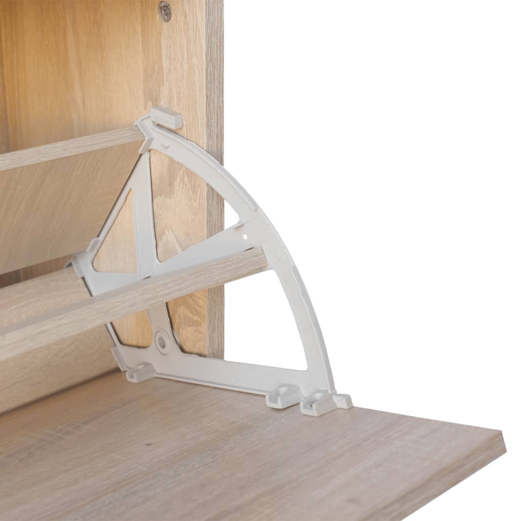 Banc à chaussures 80x24x45 cm Chêne - XIOS