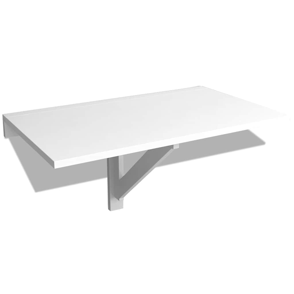Table murale rabattable Blanc 100x60 cm Tables pliantes vidaXL
