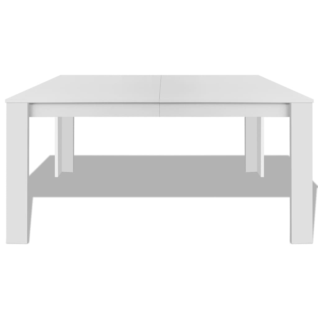 Table à manger 140x80x75 cm blanc - XIOS