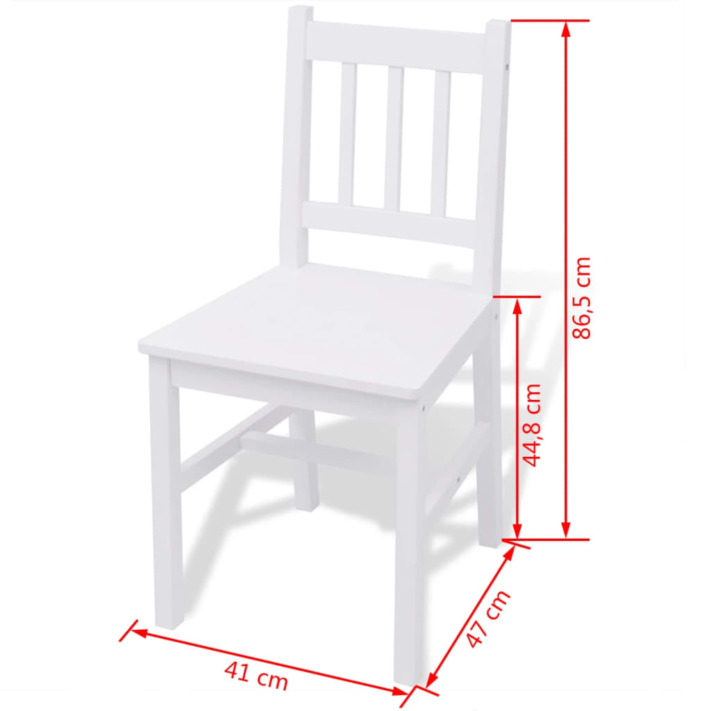 Ensemble de salle à manger 5 pièces Pinède Blanc - XIOS
