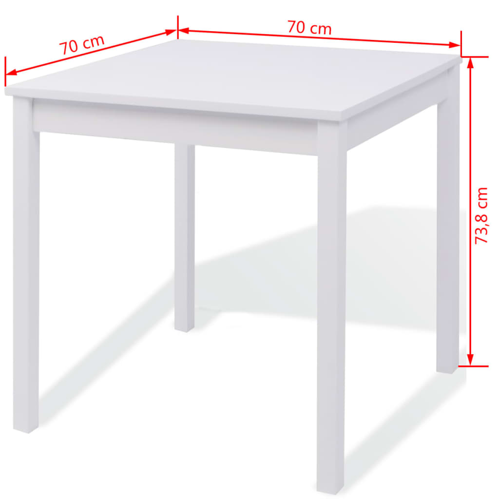 Ensemble de salle à manger 5 pièces Pinède Blanc - XIOS