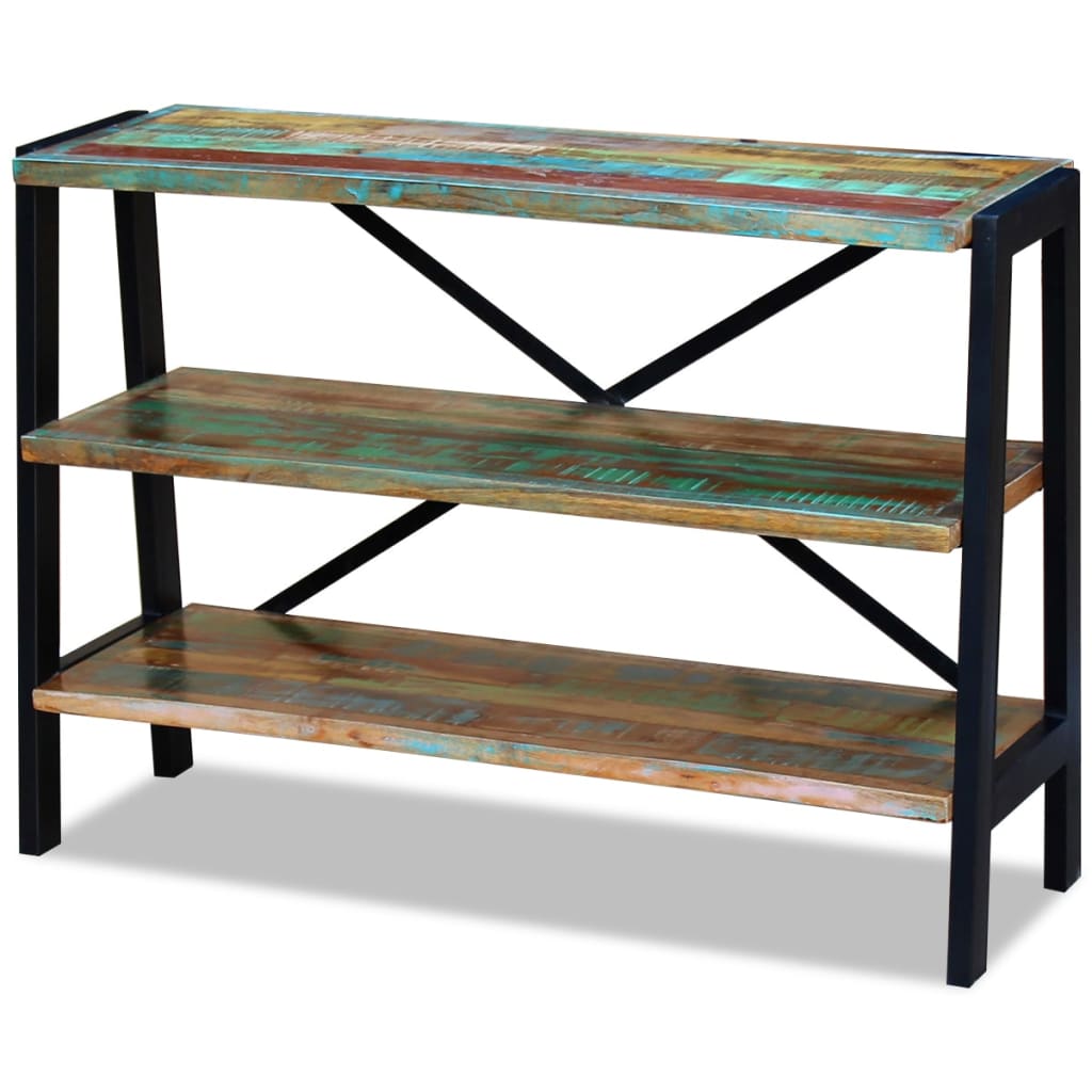 Buffet 3 étagères Bois de récupération massif - XIOS