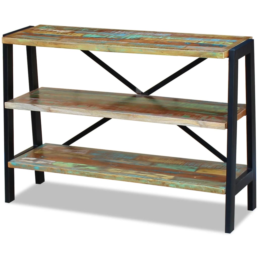 Buffet 3 étagères Bois de récupération massif - XIOS
