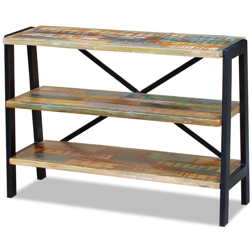 Buffet 3 étagères Bois de récupération massif - XIOS