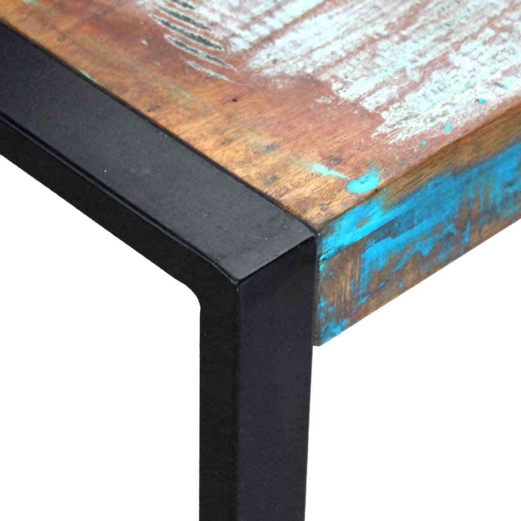 Table basse Bois de récupération massif 80x80x40 cm - XIOS