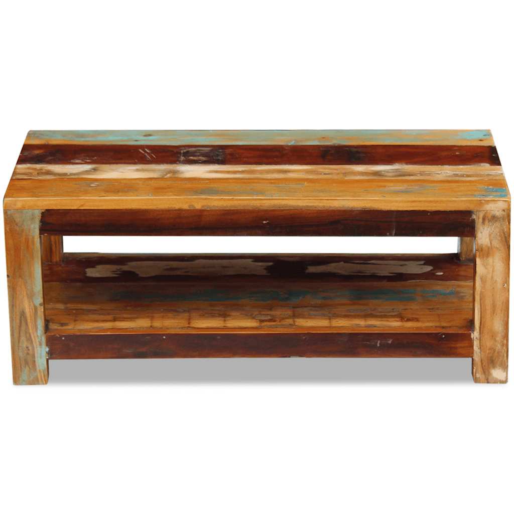 Table basse Bois de récupération massif 90x45x35 cm - XIOS