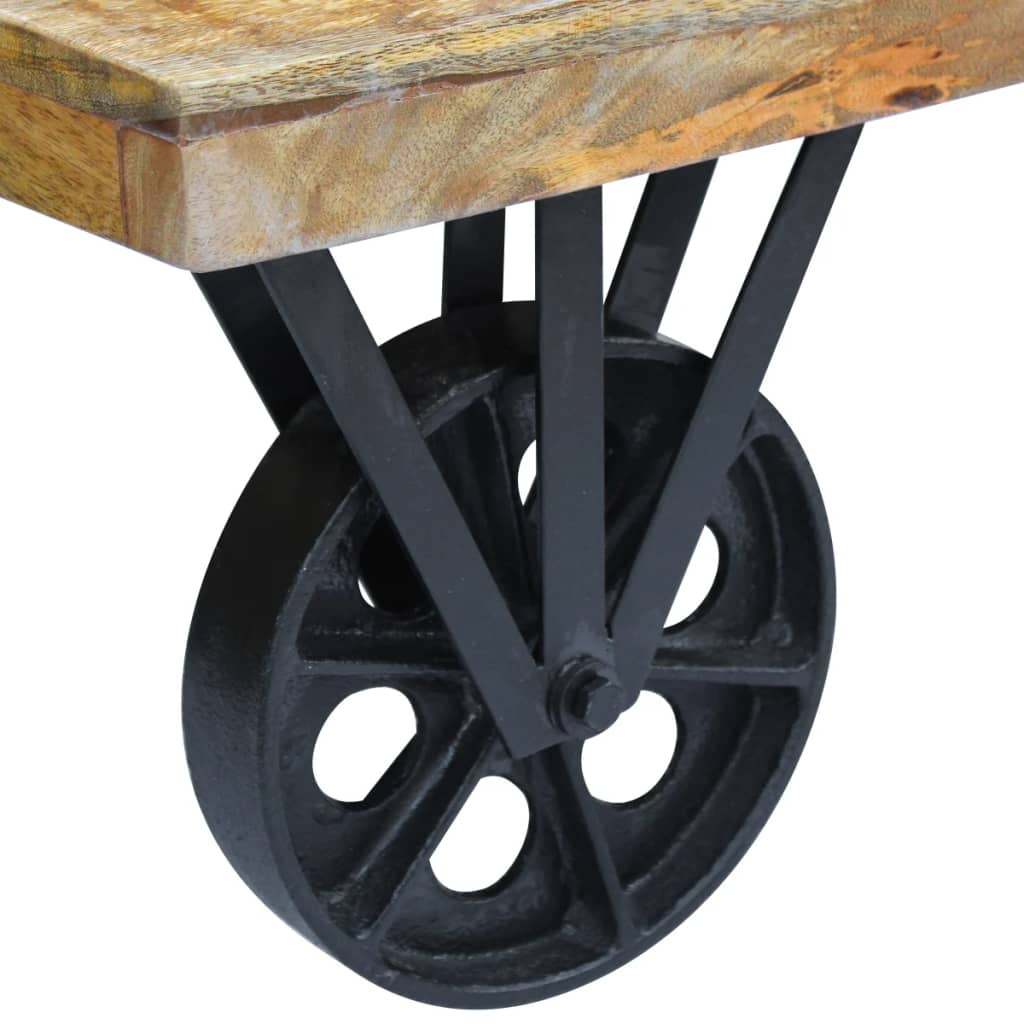 Table basse bois de manguier 120x60x30 cm - XIOS
