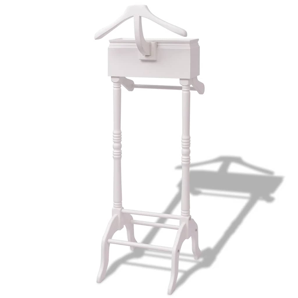 Portant à vêtements avec armoire Bois Blanc - XIOS