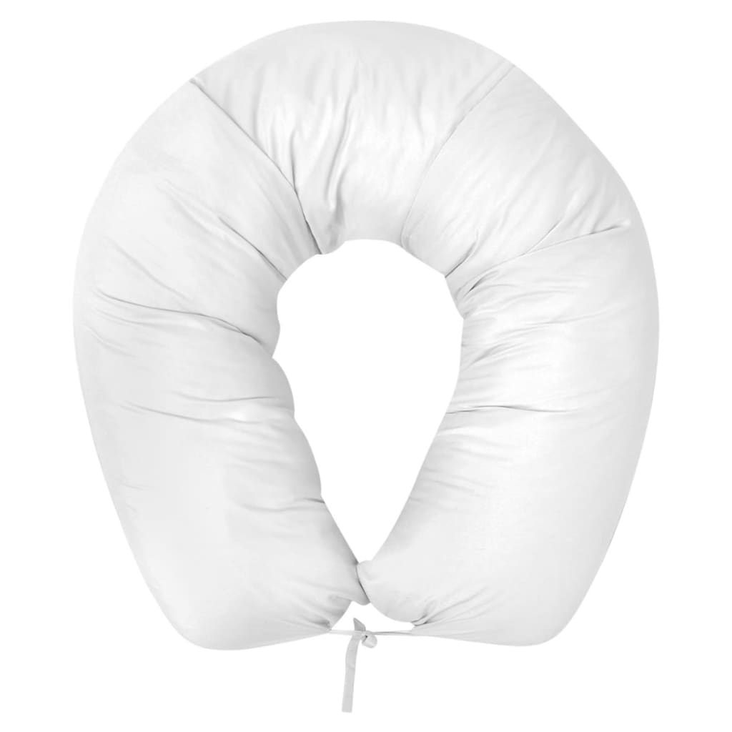 Coussin de grossesse 40x170 cm Blanc Oreillers vidaXL