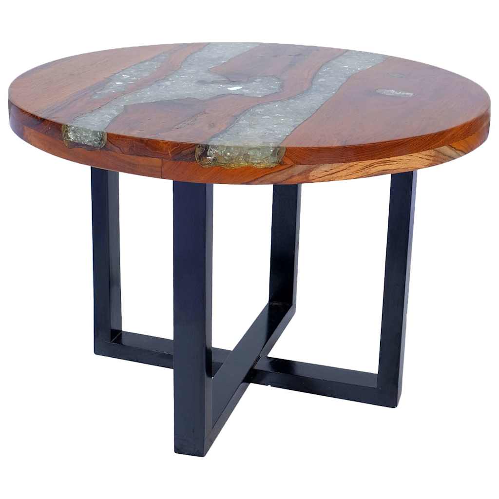 Table basse Teck Résine 60 cm - XIOS
