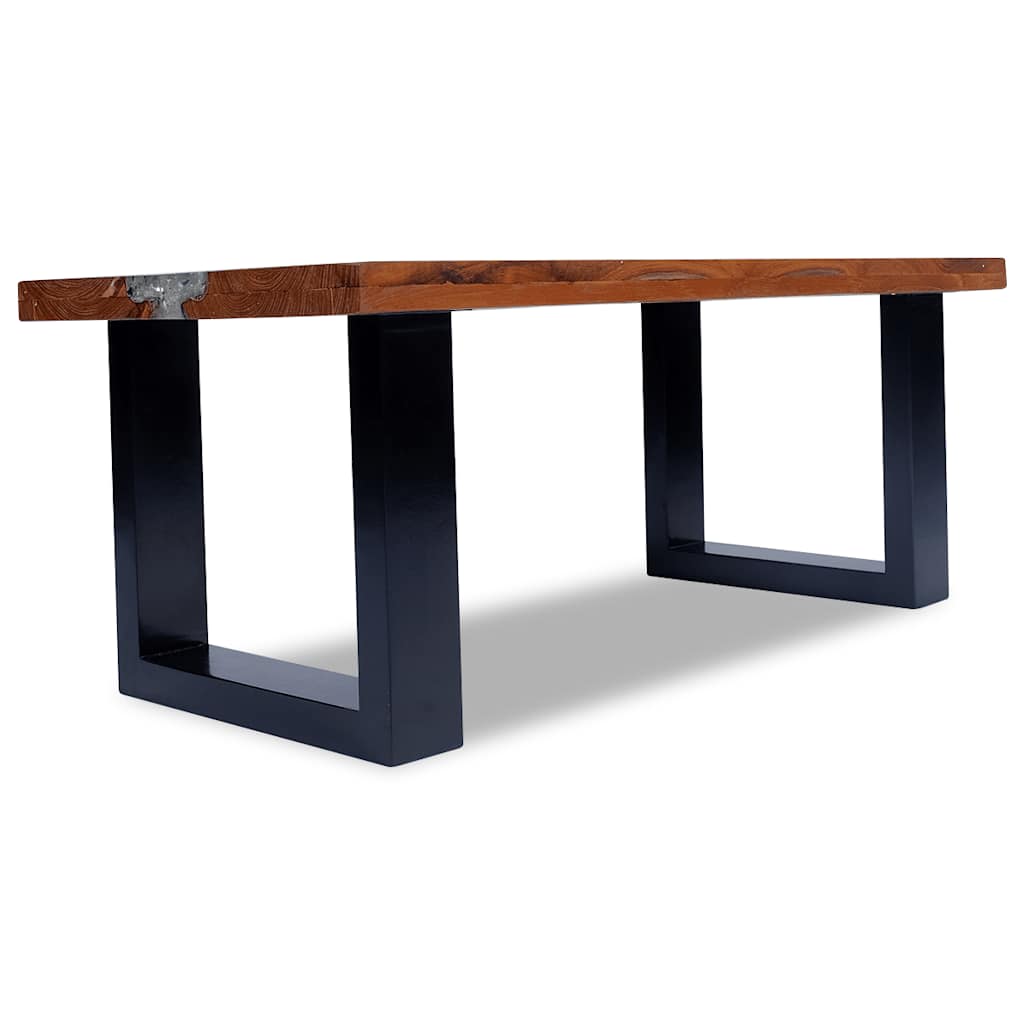 Table basse Teck Résine 100x50 cm - XIOS