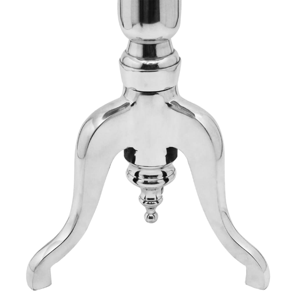 Table auxiliaire ronde Aluminium Argenté - XIOS