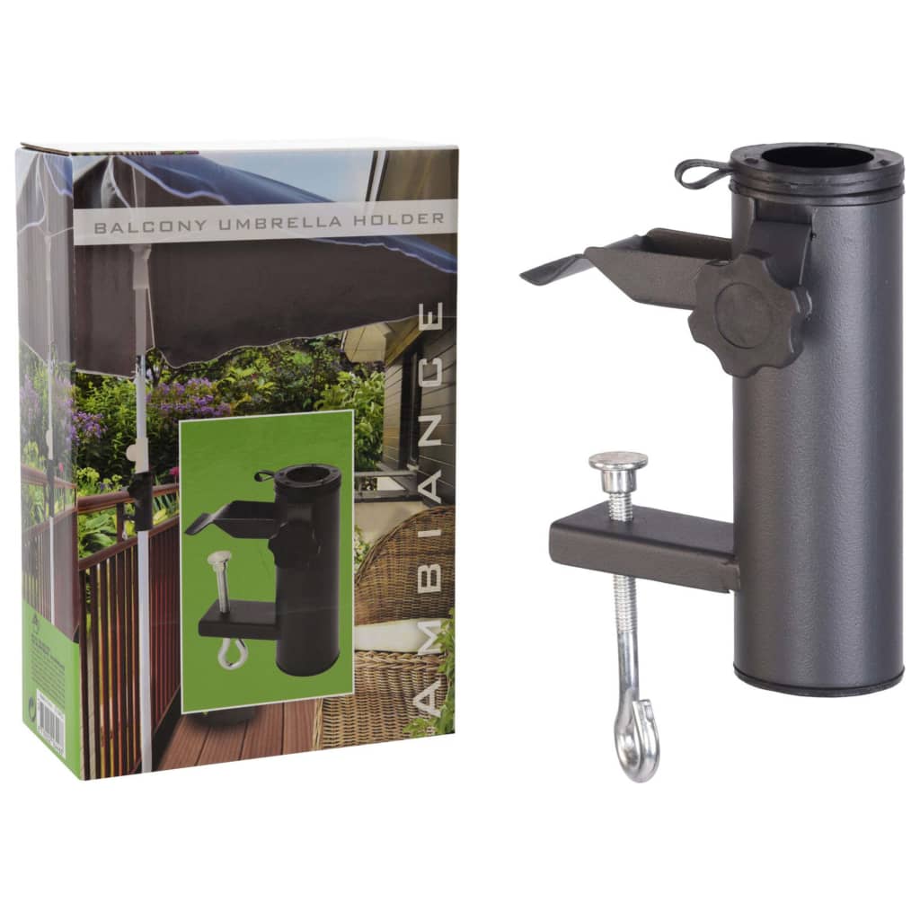 Support de parasol pour le balcon Accessoires pour parasols & voiles d'ombrage ProGarden