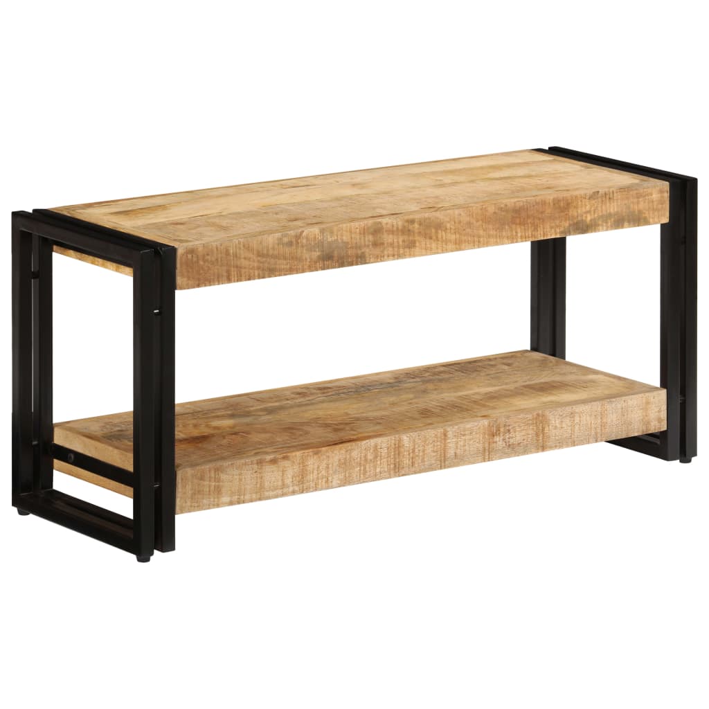 Meuble TV 90x30x40 cm Bois de manguier massif - XIOS
