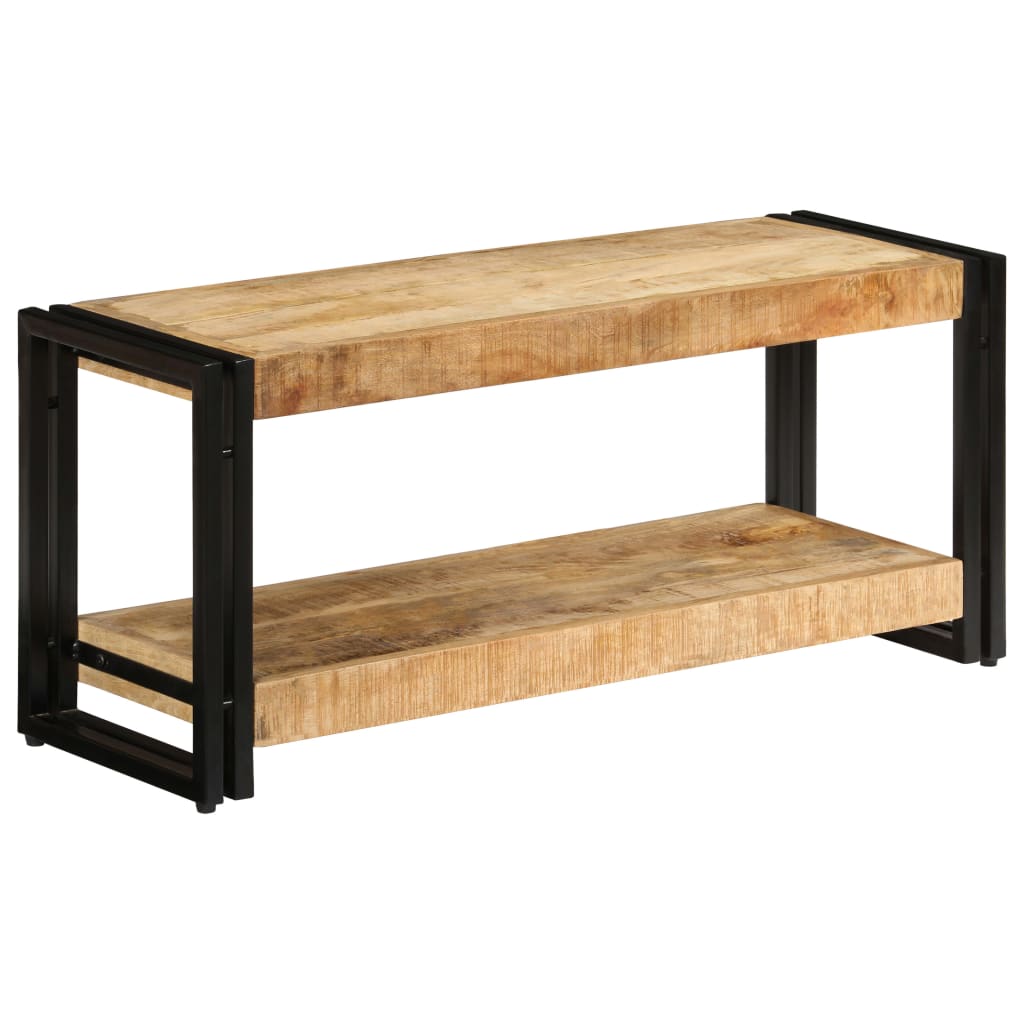 Meuble TV 90x30x40 cm Bois de manguier massif - XIOS