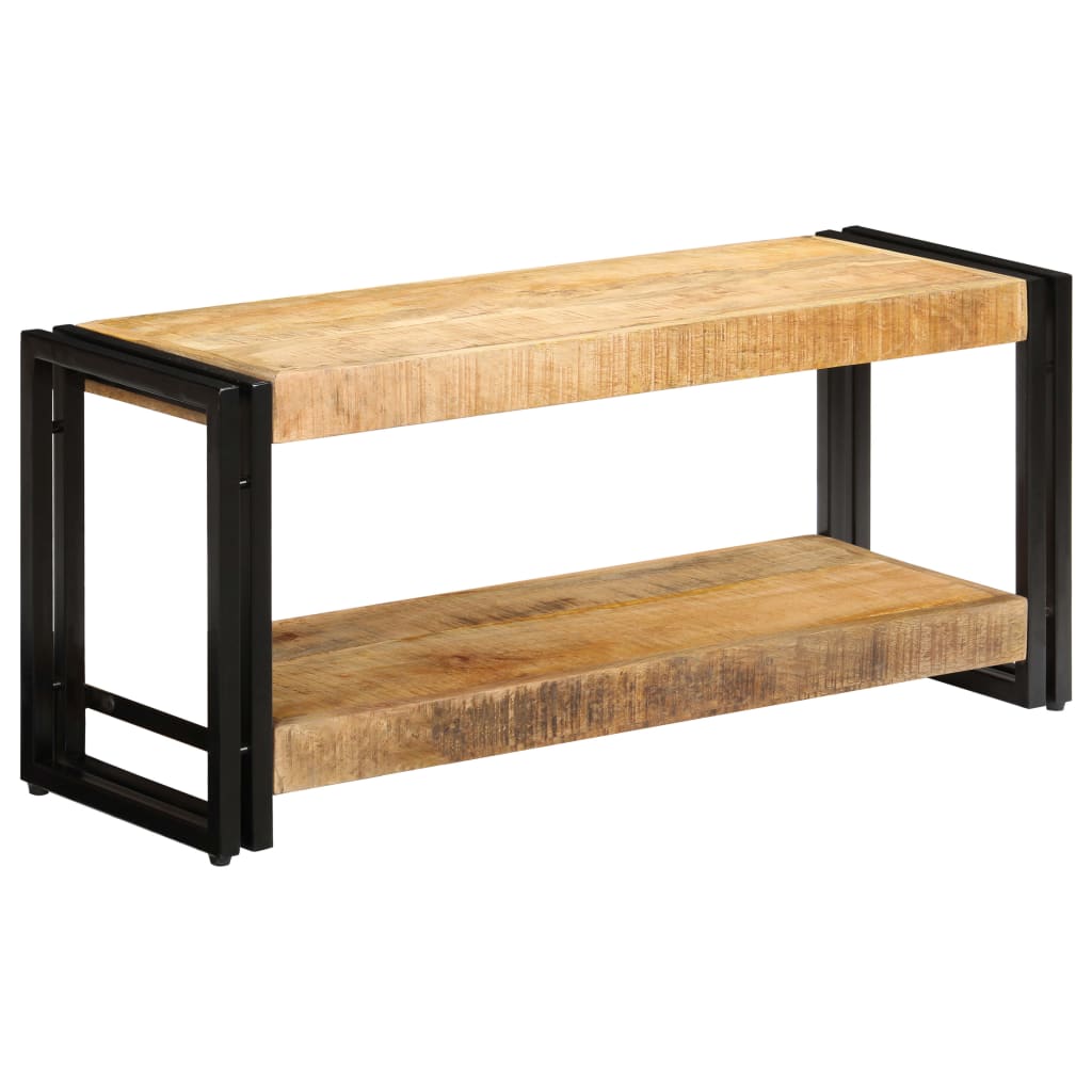 Meuble TV 90x30x40 cm Bois de manguier massif - XIOS