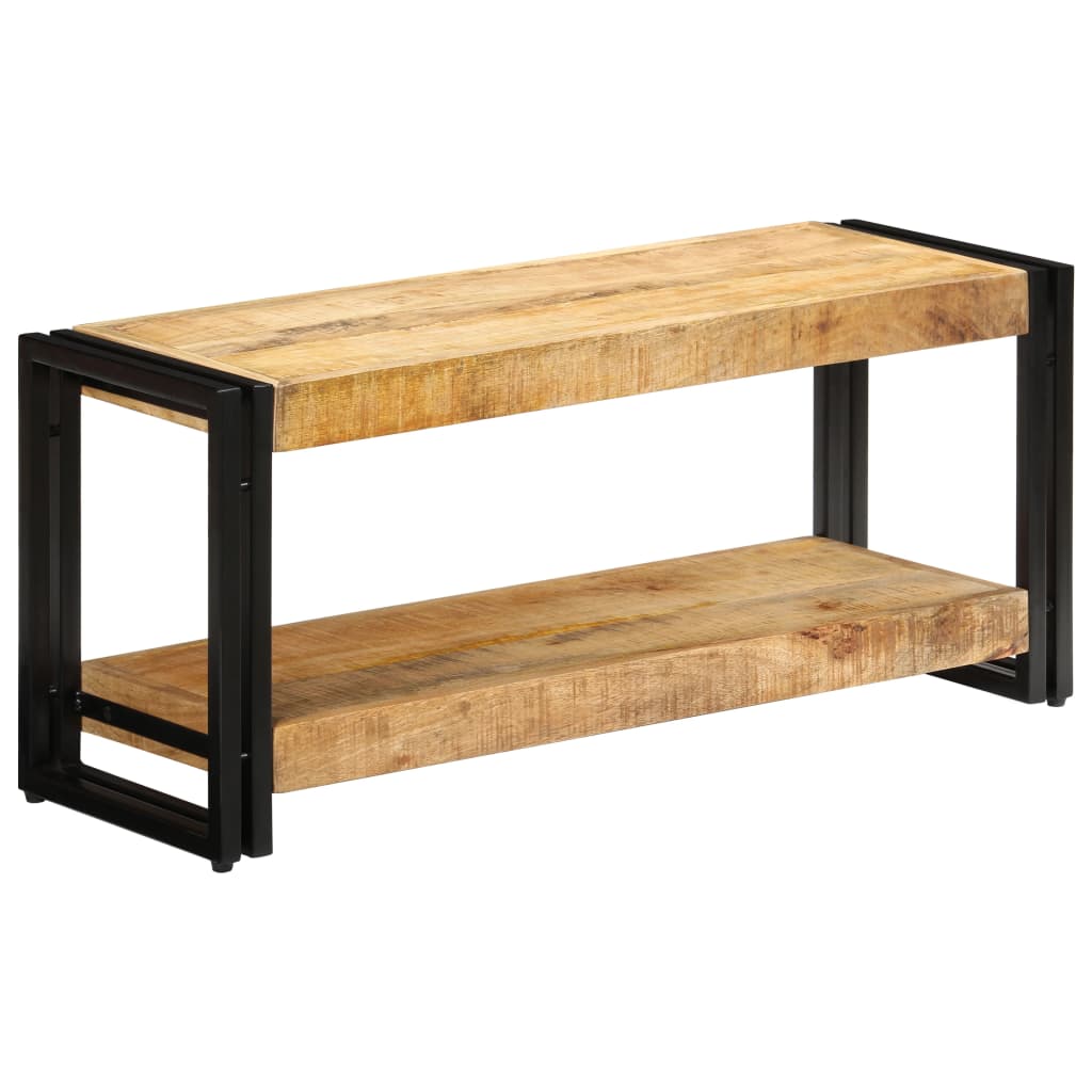 Meuble TV 90x30x40 cm Bois de manguier massif - XIOS