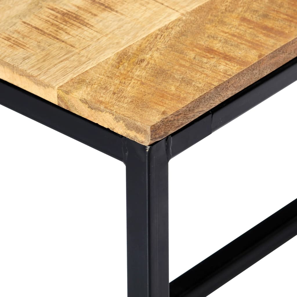 Banc à dîner 120 cm Bois de manguier massif brut - XIOS
