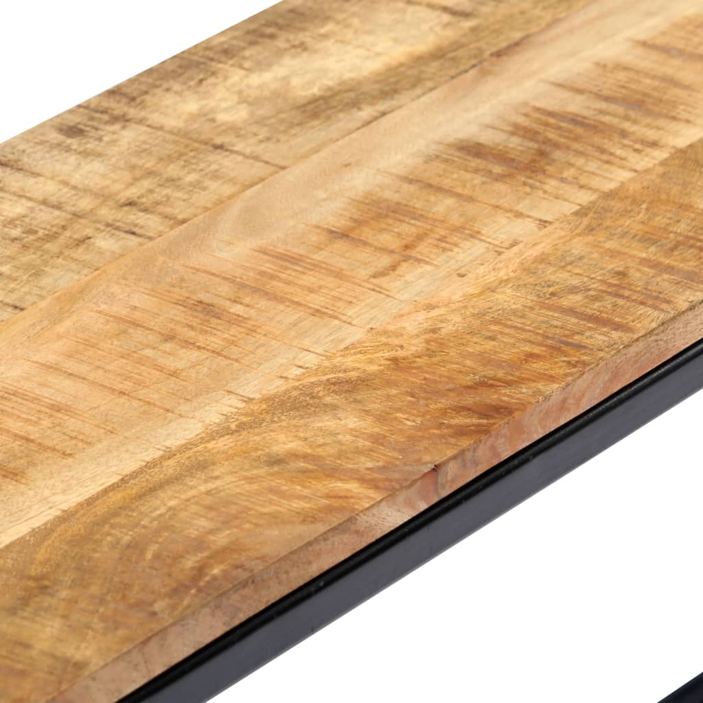 Banc à dîner 120 cm Bois de manguier massif brut - XIOS