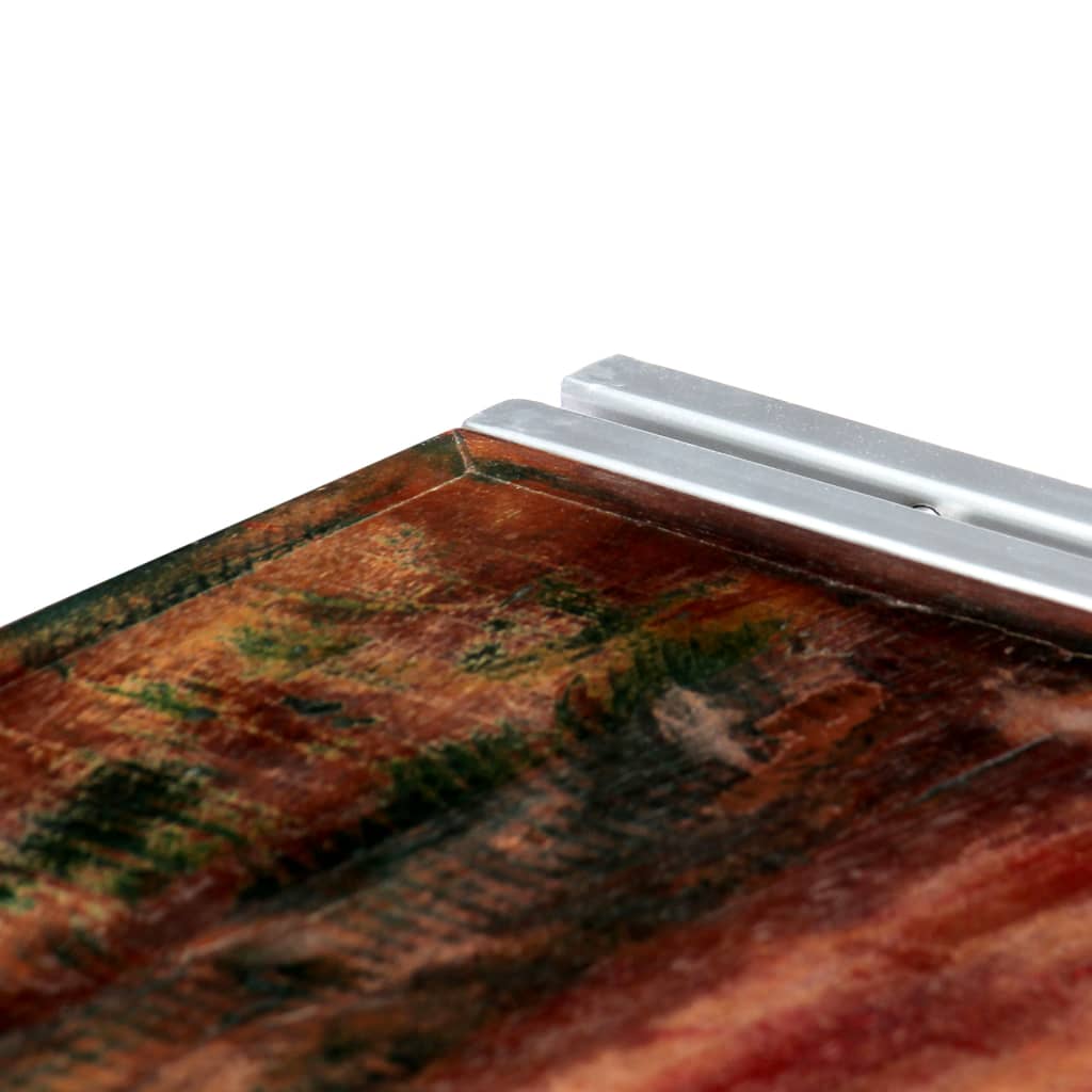 Table basse 120x60x35 cm Bois de récupération solide - XIOS