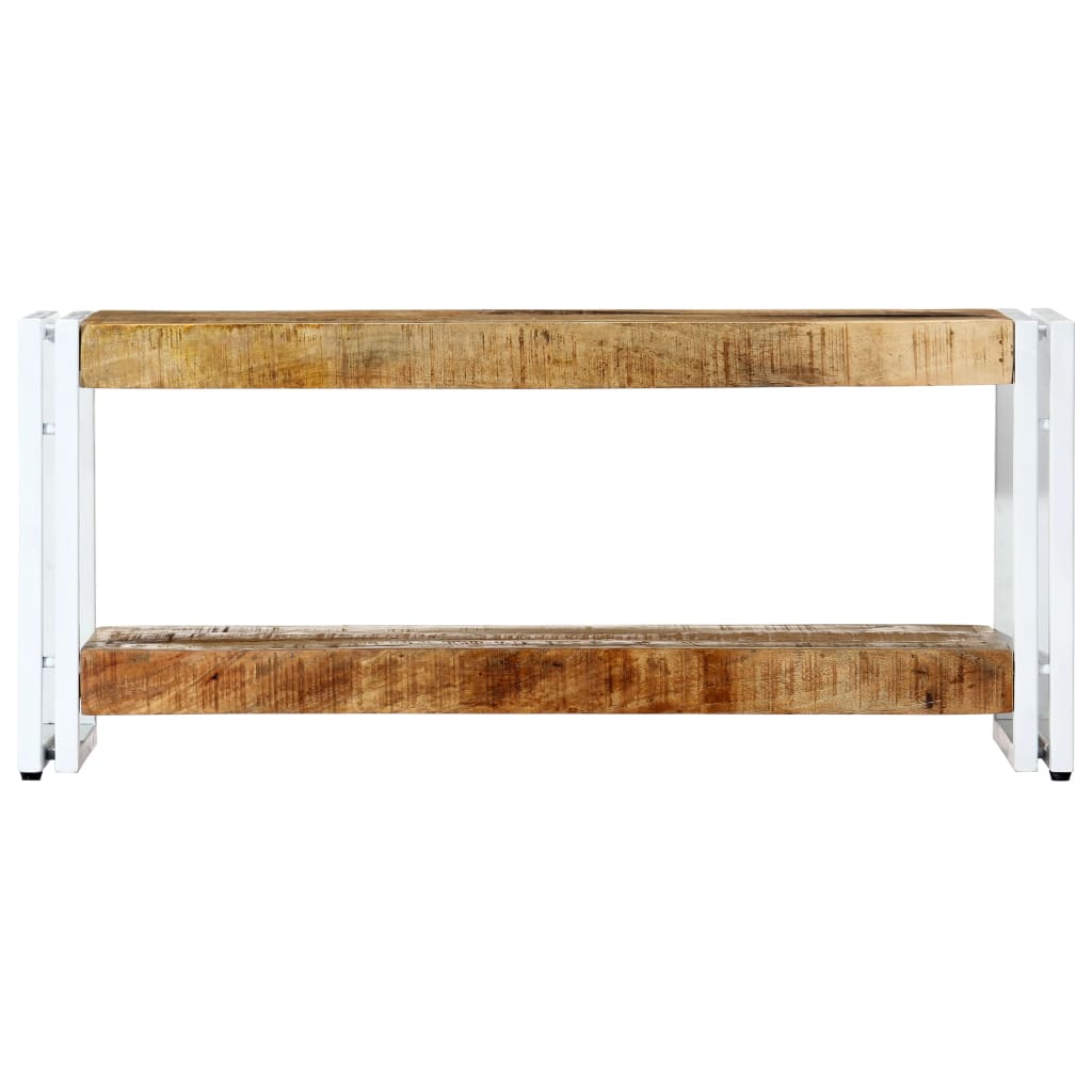 Meuble TV 90x30x40 cm Bois massif de manguier - XIOS