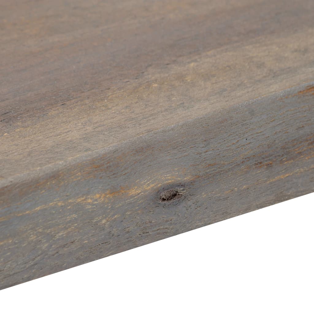 Table console Gris 115 x 35 x 76 cm Bois d'acacia massif et fer - XIOS