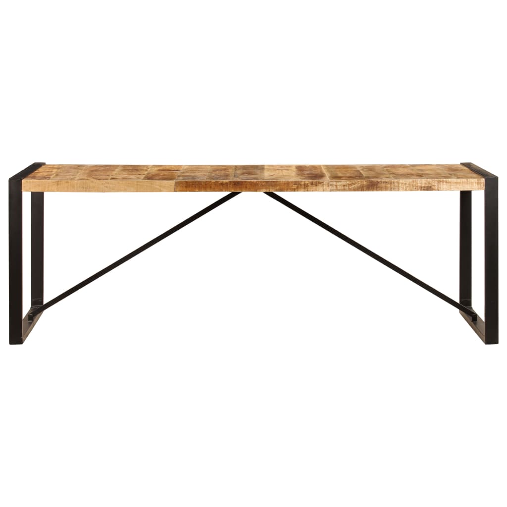 Table à manger 220x100x75 cm Bois de manguier massif - XIOS