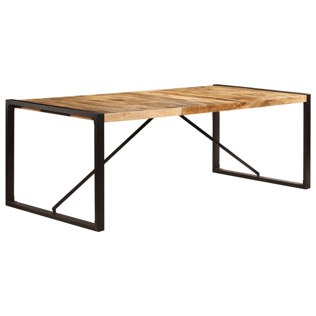 Table à manger 220x100x75 cm Bois de manguier massif - XIOS