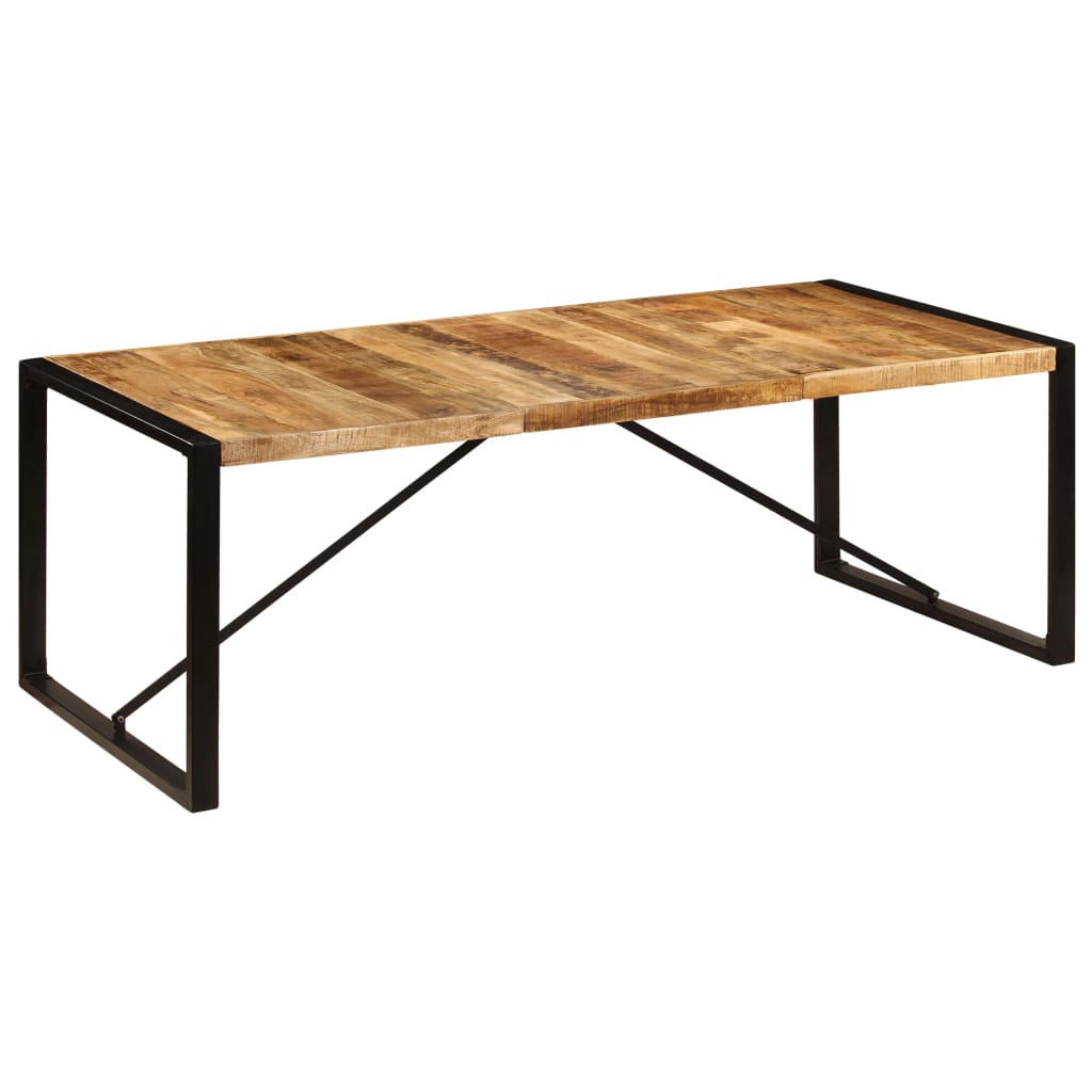 Table à manger 220x100x75 cm Bois de manguier massif - XIOS