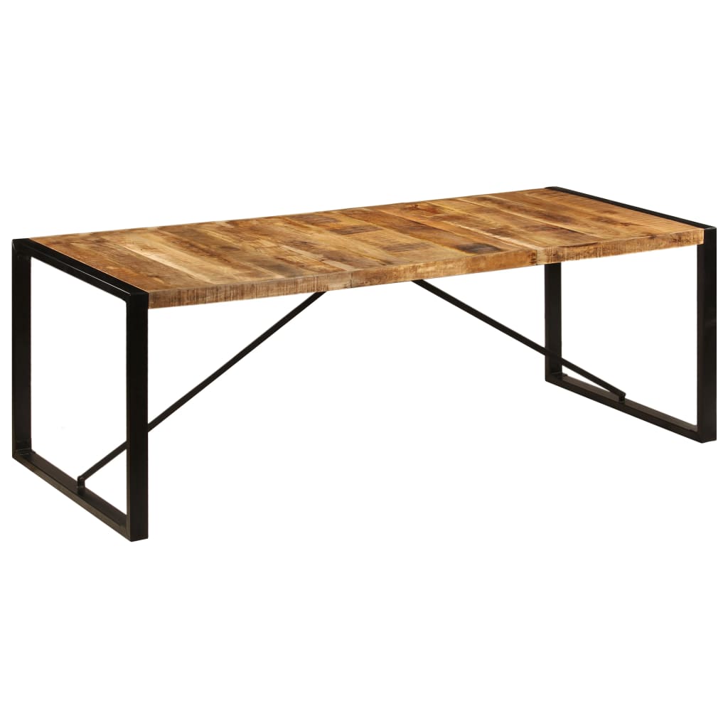 Table à manger 220x100x75 cm Bois de manguier massif - XIOS