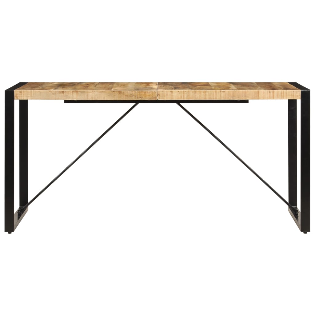 Table à manger 160x80x75 cm bois de manguier massif - XIOS