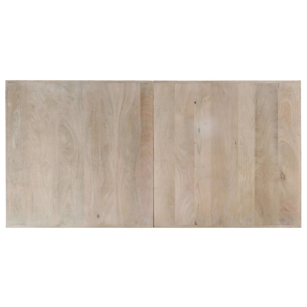 Table à dîner 140 x 70 x 75 cm Bois de manguier massif blanchi - XIOS