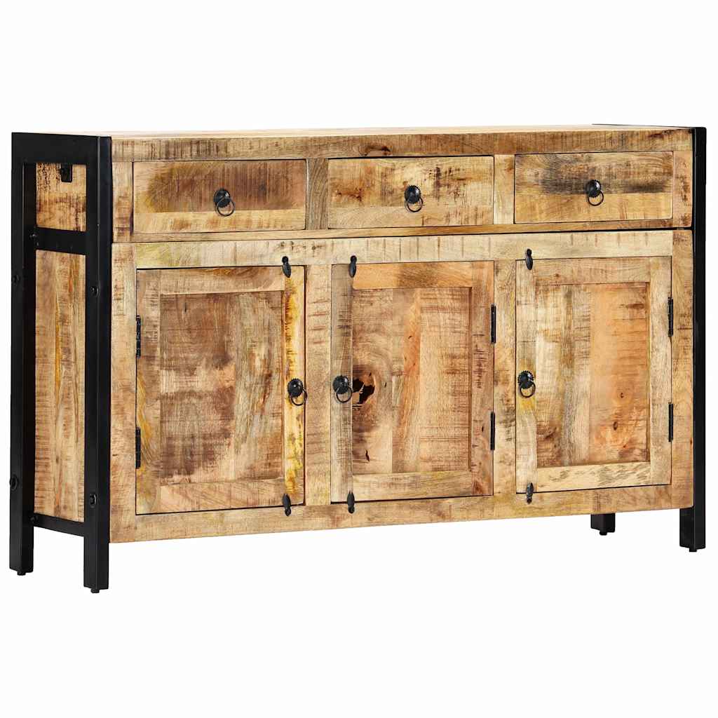 Buffet 120x35x76 cm Bois de manguier massif