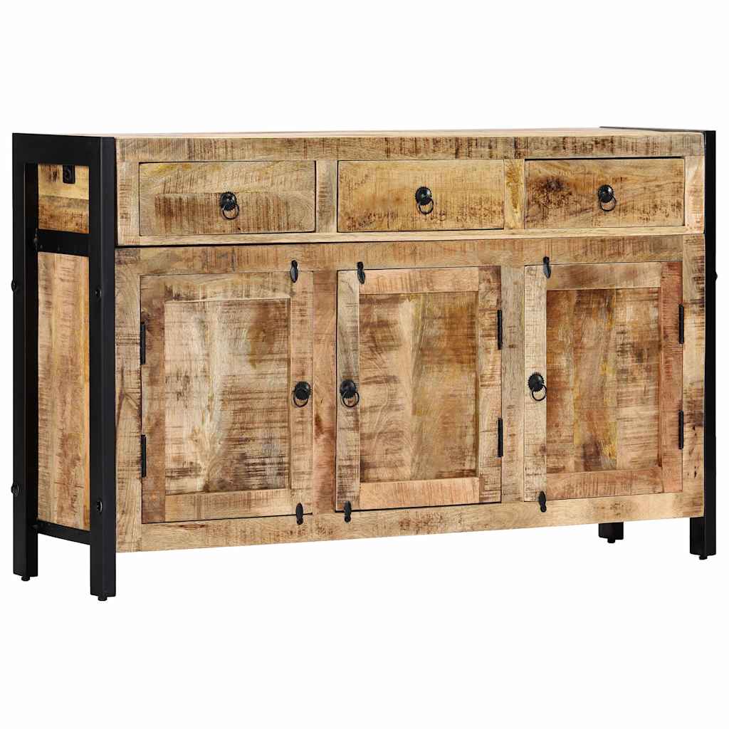 Buffet 120x35x76 cm Bois de manguier massif