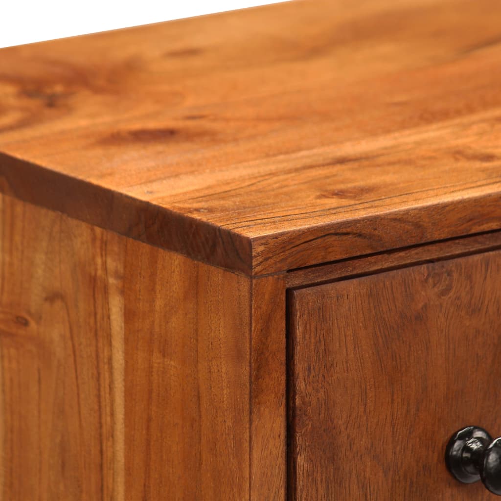 Commode à tiroirs 60x30x75 cm Bois d'acacia massif Commodes vidaXL